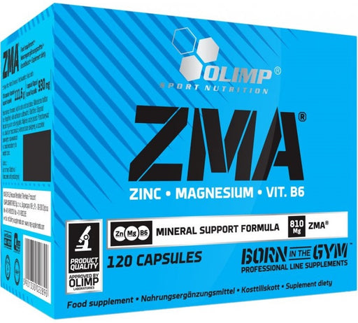 Olimp Nutrition ZMA - 120 caps - Default Title - Natural Testosterone Support at MySupplementShop by Olimp Nutrition