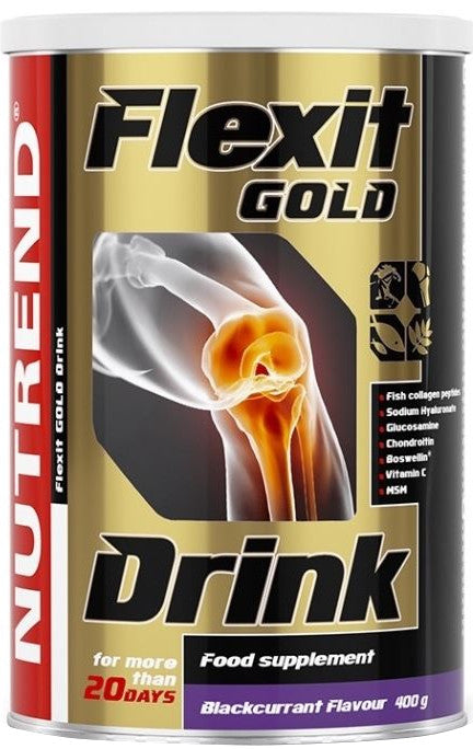 Nutrend Flexit Gold Drink, Blackcurrant - 400 grams - Default Title - Joint Support at MySupplementShop by Nutrend