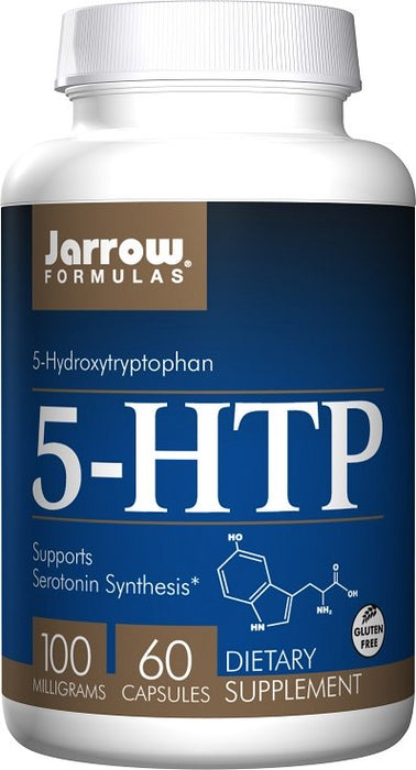 Jarrow Formulas 5-HTP, 100mg - 60 caps - Health and Wellbeing at MySupplementShop by Jarrow Formulas