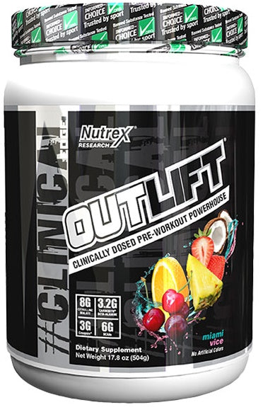 Nutrex OutLift, Blackberry Lemonade - 506 grams - Default Title - Pre & Post Workout at MySupplementShop by Nutrex