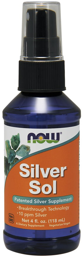 NOW Foods Silver Sol - 118 ml. - Vitamins & Minerals at MySupplementShop by NOW Foods