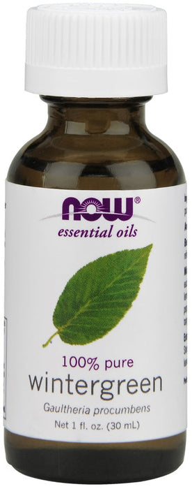 NOW Foods Essential Oil, Wintergreen Oil - 30 ml. - Health and Wellbeing at MySupplementShop by NOW Foods