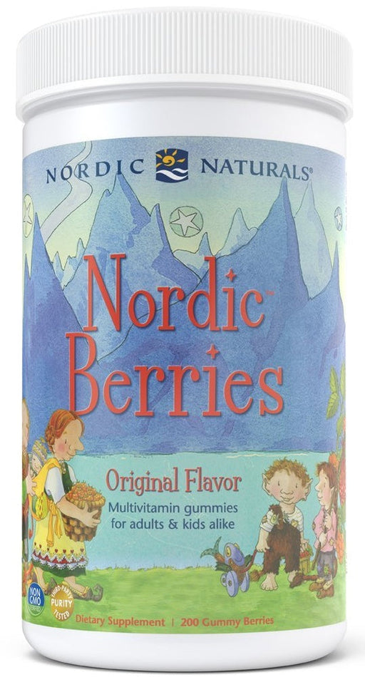 Nordic Naturals Nordic Berries Multivitamin Original Flavor  200 gummy berries - Vitamins & Minerals at MySupplementShop by Nordic Naturals