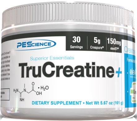 PEScience TruCreatine+, Unflavored 161g - Default Title - Creatine Powder at MySupplementShop by PEScience