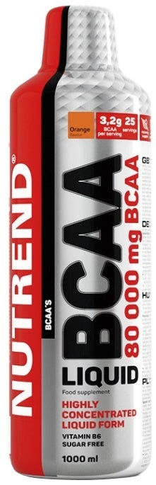 Nutrend BCAA Liquid, Orange - 1000 ml. - Default Title - Amino Acids and BCAAs at MySupplementShop by Nutrend