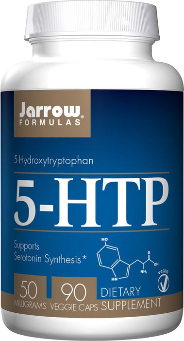 Jarrow Formulas 5-HTP, 50mg - 90 vcaps - Health and Wellbeing at MySupplementShop by Jarrow Formulas