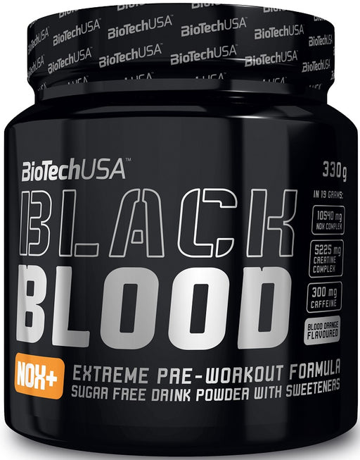 BioTechUSA Black Blood NOX+, Blood Orange (EAN 5999076225811) - 330 grams - Default Title - Nitric Oxide Boosters at MySupplementShop by BioTechUSA