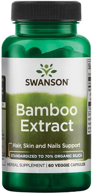 Swanson Bamboo Extract - 60 vcaps - Health and Wellbeing at MySupplementShop by Swanson