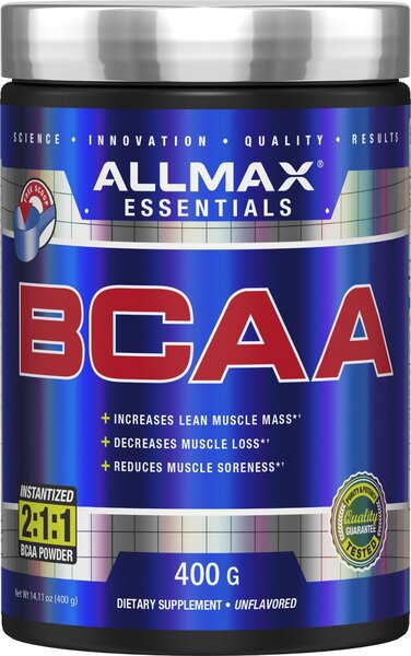 AllMax Nutrition BCAA 2:1:1 - 400 grams - Default Title - Amino Acids and BCAAs at MySupplementShop by AllMax Nutrition