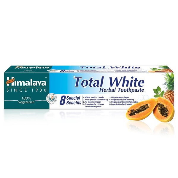 Himalaya Total White Herbal Toothpaste - 75 ml. - Toothpaste at MySupplementShop by Himalaya