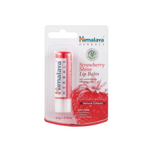 Himalaya Strawberry Shine Lip Balm - 4.5g - Sports Supplements at MySupplementShop by Himalaya