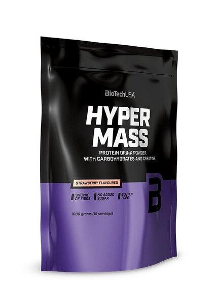 BioTechUSA Hyper Mass, Hazelnut - 1000 grams - Default Title - Weight Gainers & Carbs at MySupplementShop by BioTechUSA