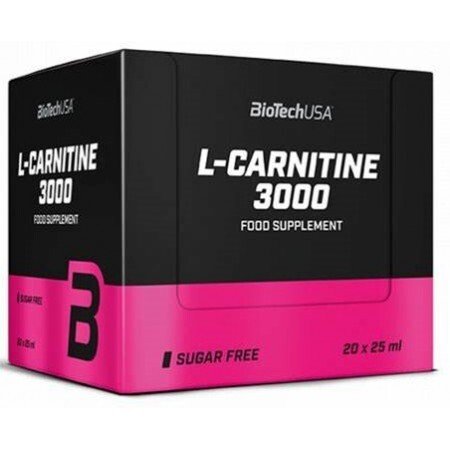 BioTechUSA L-Carnitine 3000, Lemon - 20 x 25 ml. - Amino Acids and BCAAs at MySupplementShop by BioTechUSA