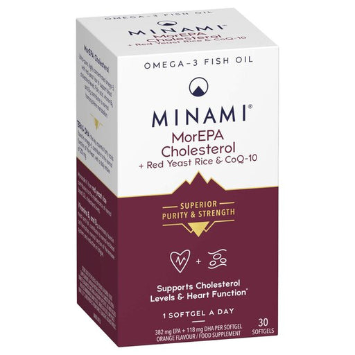 Minami MorEPA Cholesterol + Red Yeast Rice & CoQ-10 - 30 softgels - Default Title - Heart Health at MySupplementShop by Minami