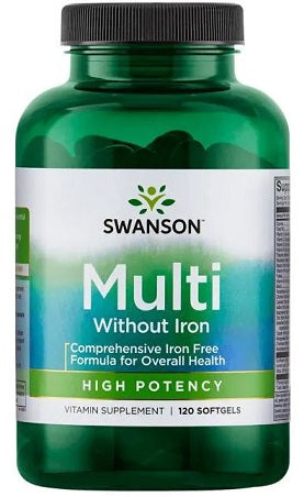 Swanson Multi Without Iron - 120 softgels - Vitamins & Minerals at MySupplementShop by Swanson