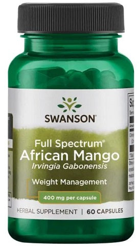 Swanson Full Spectrum African Mango (Irvingia Gabonensis), 400mg - 60 caps - Health and Wellbeing at MySupplementShop by Swanson