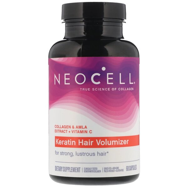 NeoCell Keratin Hair Volumizer - 60 caps - Health and Wellbeing at MySupplementShop by NeoCell