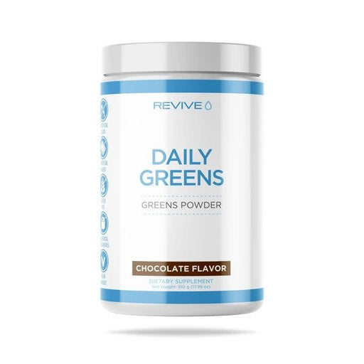 Revive Daily Greens Powder, Chocolate - 510g - Sports Supplements at MySupplementShop by Revive