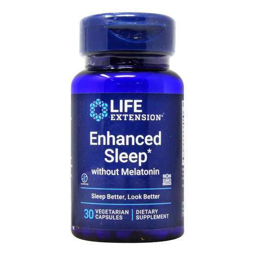 Life Extension Enhanced Sleep without Melatonin - 30 vcaps - Health and Wellbeing at MySupplementShop by Life Extension