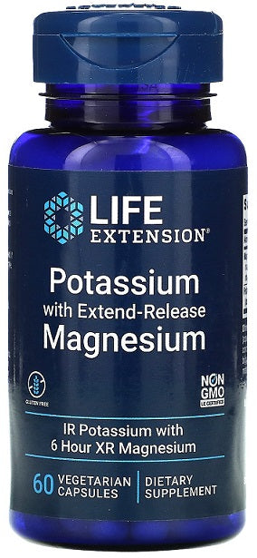 Life Extension Potassium with Extend-Release Magnesium - 60 vcaps - Vitamins & Minerals at MySupplementShop by Life Extension