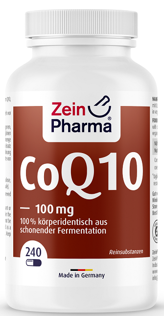 Zein Pharma Coenzyme Q10, 100mg - 240 caps - CoEnzyme Q1 at MySupplementShop by Zein Pharma