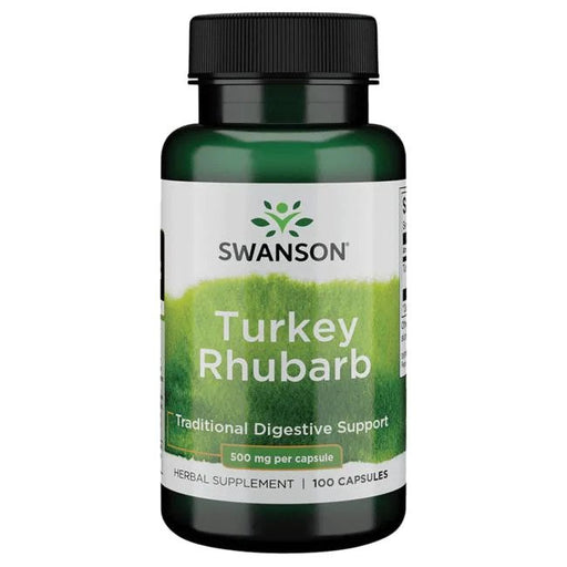 Swanson Turkey Rhubarb - 100 caps - Health and Wellbeing at MySupplementShop by Swanson