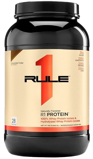 Rule One R1 Protein Naturally Flavored, Chocolate Fudge - 902 grams - Default Title - Protein at MySupplementShop by Rule One