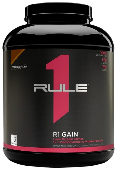 Rule One R1 Gain, Chocolate Fudge - 2320 grams - Default Title - Weight Gainers & Carbs at MySupplementShop by Rule One