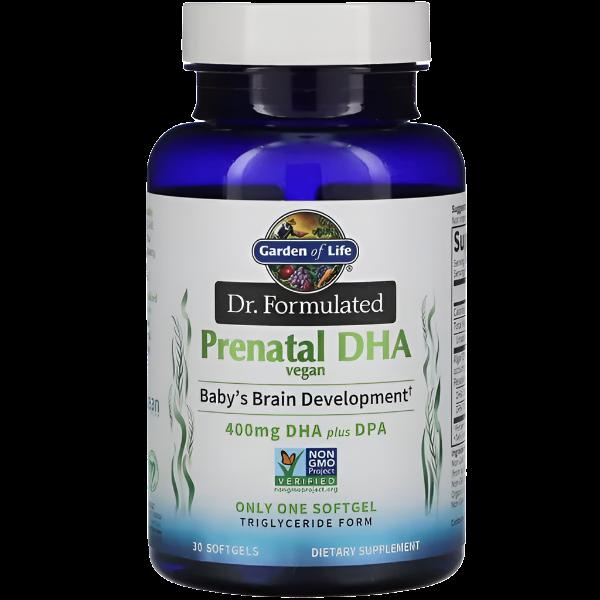 Garden of Life Dr. Formulated Vegan Prenatal DHA - 30 softgels - Health and Wellbeing at MySupplementShop by Garden of Life