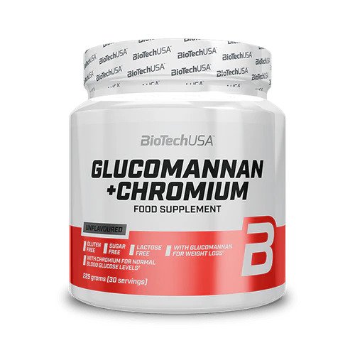 BioTechUSA Glucomannan + Chromium - 225 grams - Slimming and Weight Management at MySupplementShop by BioTechUSA