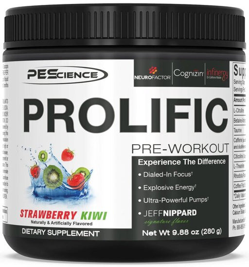 PEScience Prolific, Strawberry Kiwi - 280 grams - Default Title - Pre & Post Workout at MySupplementShop by PEScience