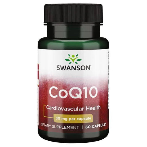 Swanson CoQ10, 30mg - 60 caps - Health and Wellbeing at MySupplementShop by Swanson