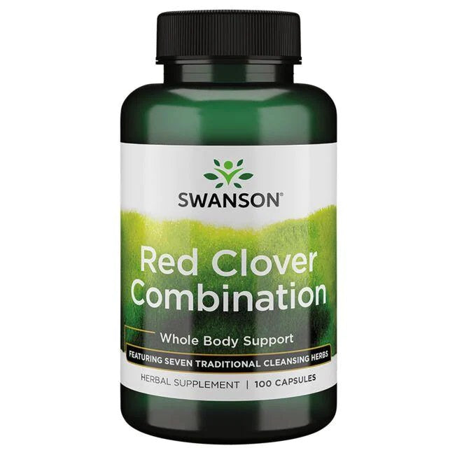 Swanson Red Clover Combination - 100 caps - Health and Wellbeing at MySupplementShop by Swanson