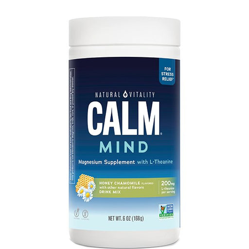 Natural Vitality Calm Mind, Honey Chamomile - 168g - Sports Supplements at MySupplementShop by Natural Vitality