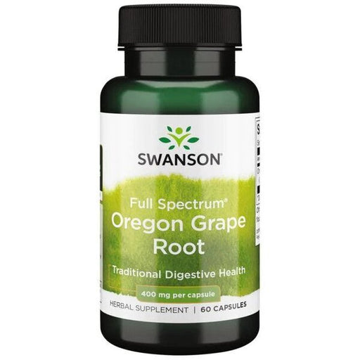 Swanson Full Spectrum Oregon Grape Root, 400mg - 60 caps - Health and Wellbeing at MySupplementShop by Swanson