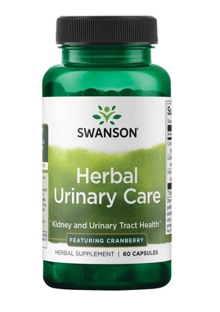 Swanson Herbal Urinary Care - 60 caps - Health and Wellbeing at MySupplementShop by Swanson