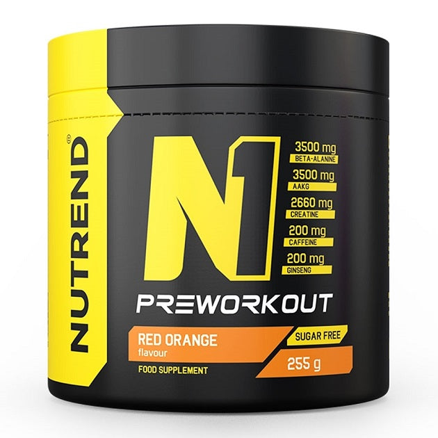 Nutrend N1 PreWorkout Red Orange  255g - Pre & Post Workout at MySupplementShop by Nutrend