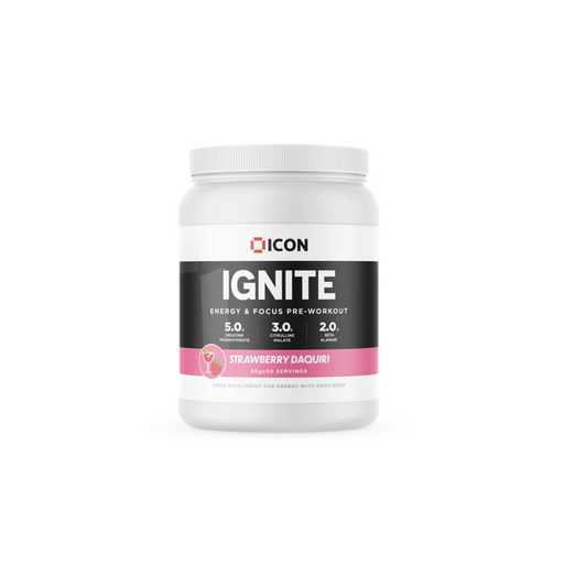 ICON Nutrition Ignite 600g - Blue Raspberry - Beta-Alanine at MySupplementShop by Icon Nutrition