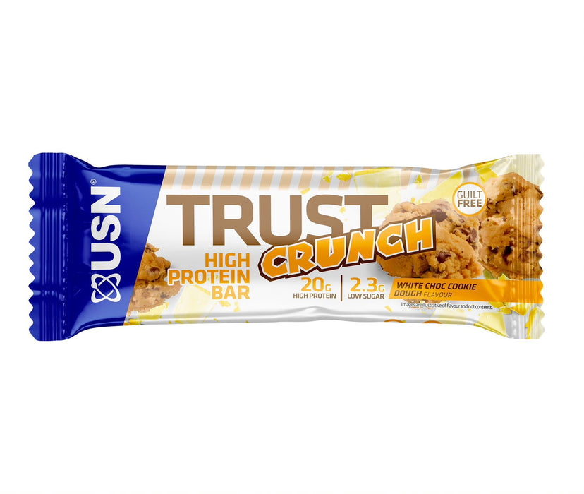 USN TRUST Crunch Protein Bars 12 x 60g - Sports Nutrition at MySupplementShop by USN